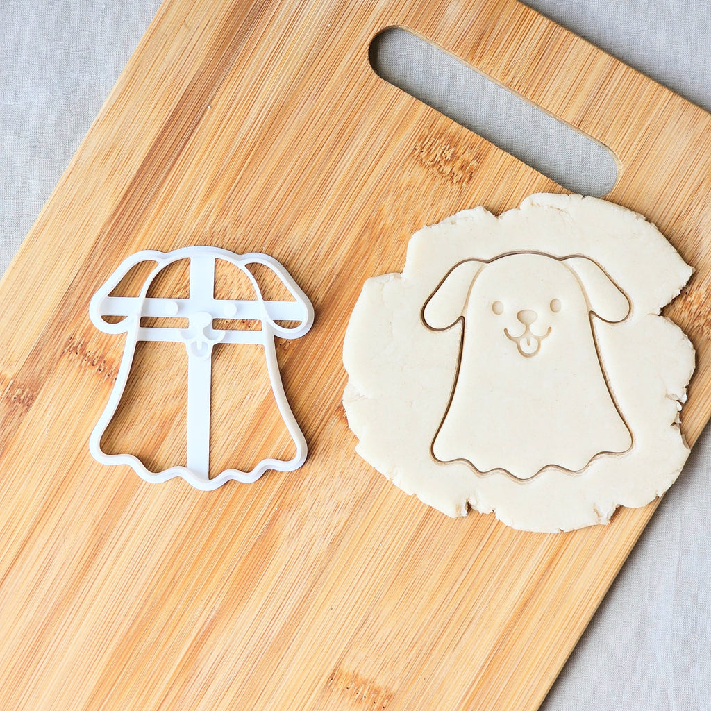 Dog Ghost Cookie Cutter: Halloween Baking, Fondant Cutter & Clay Cutter