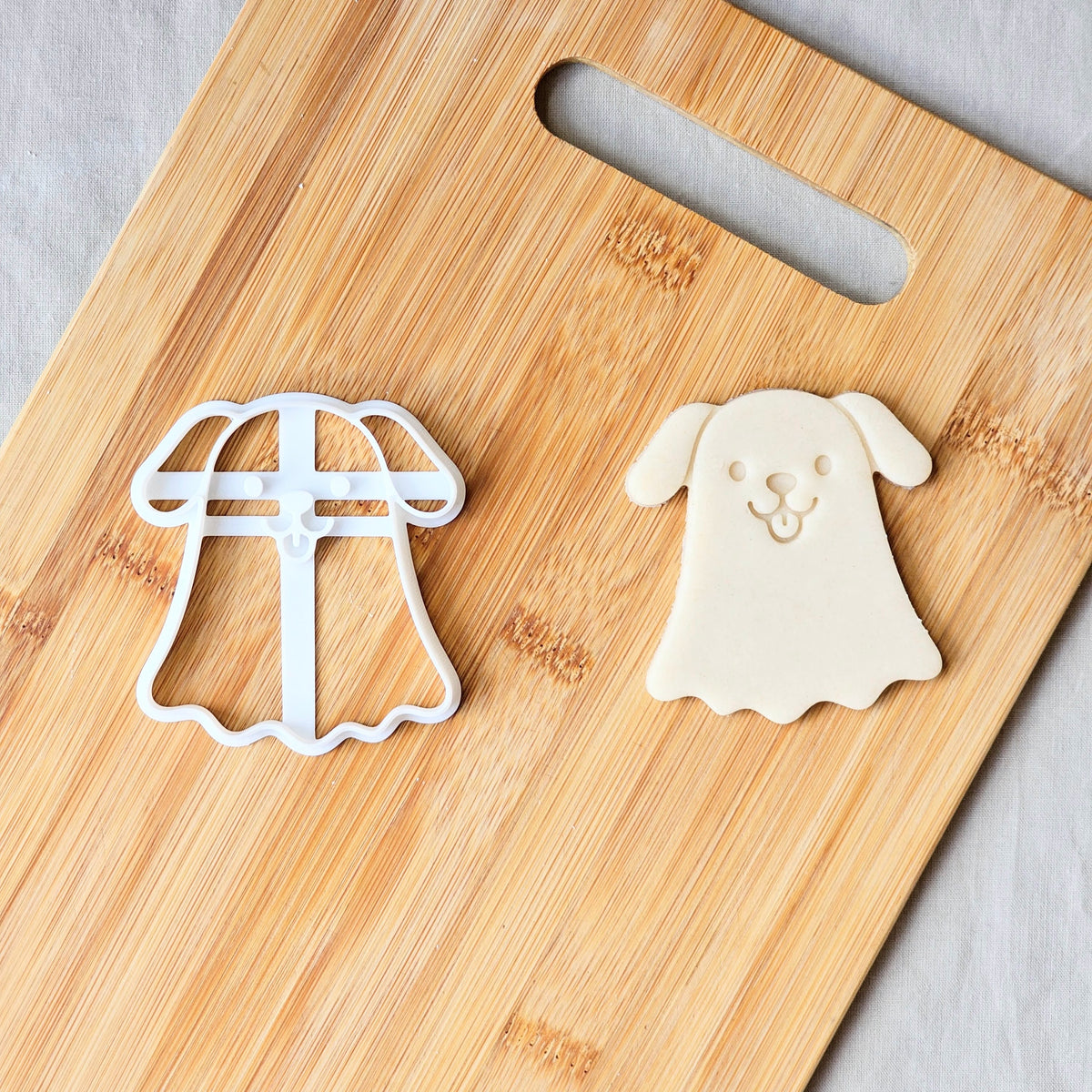 Dog Ghost Cookie Cutter: Halloween Baking, Fondant Cutter & Clay Cutter