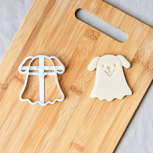 Dog Ghost Cookie Cutter: Halloween Baking, Fondant Cutter & Clay Cutter