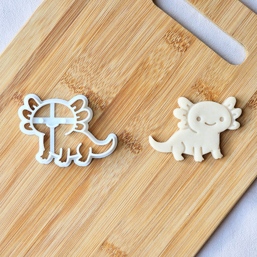 Axolotl Cookie Cutter: Amphibian Fondant & Clay Cutters