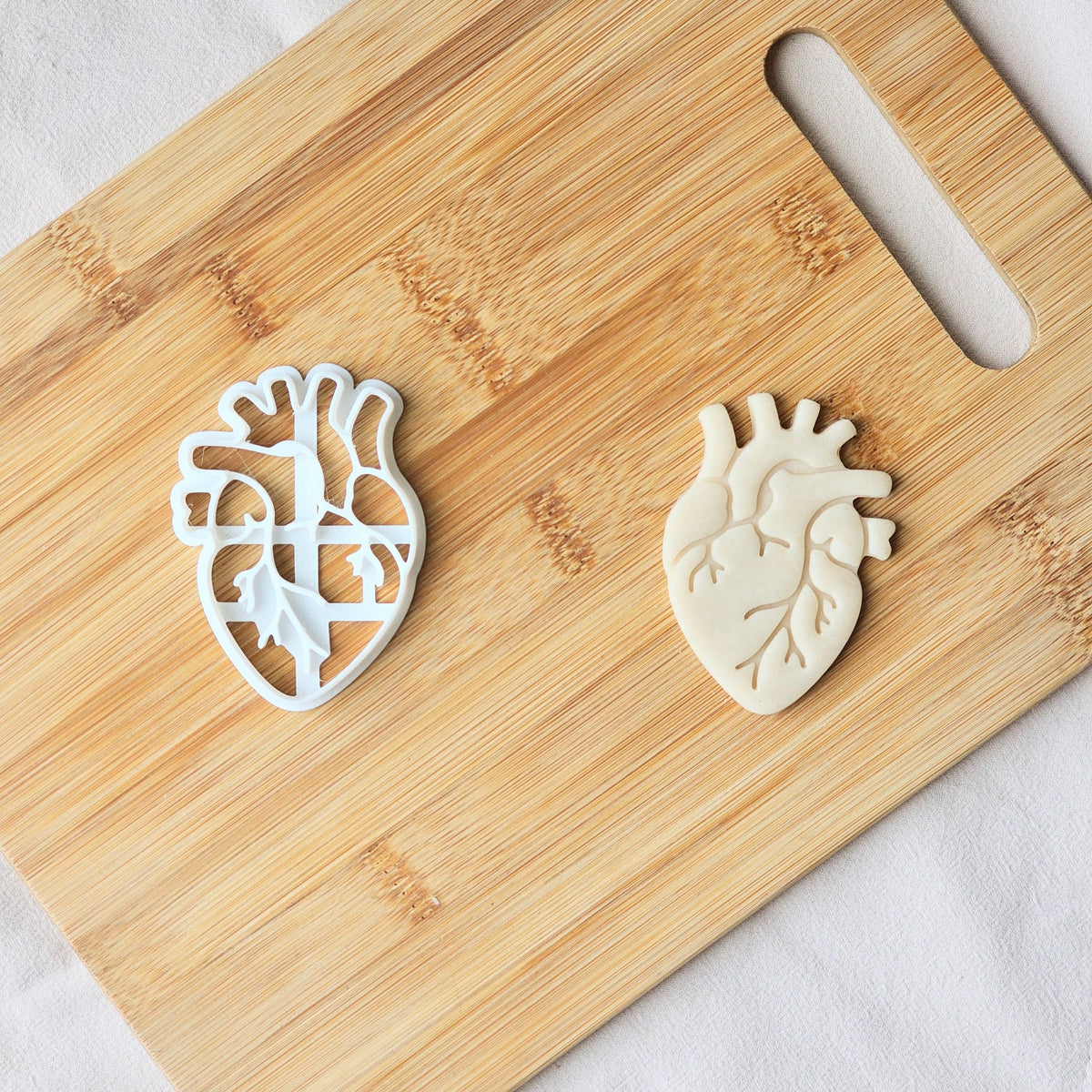 Anatomical Heart Cookie Cutter: Baking, Fondant & Clay Cutters
