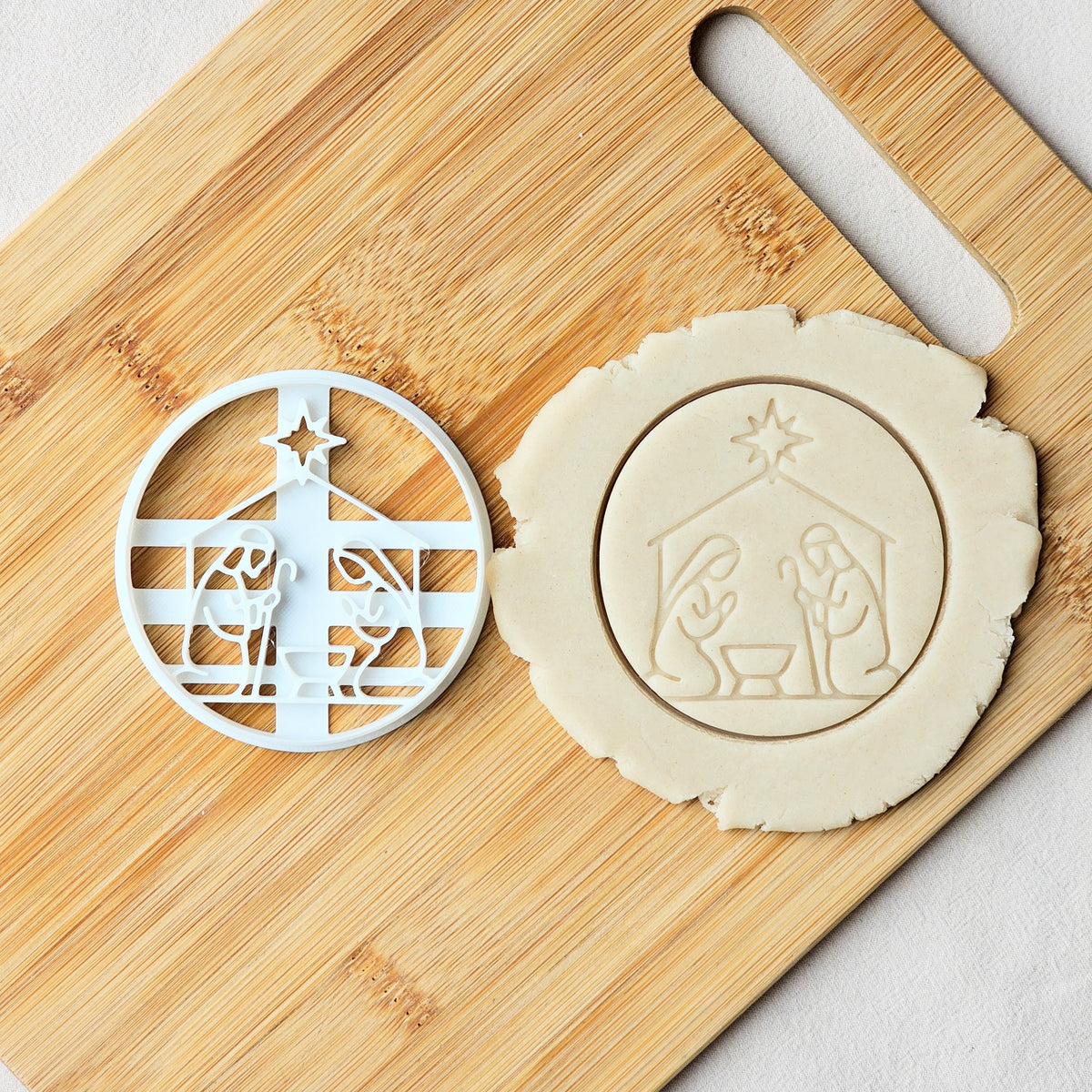 Christmas Nativity Cookie Cutter: Fondant Cutter, Clay Cutters