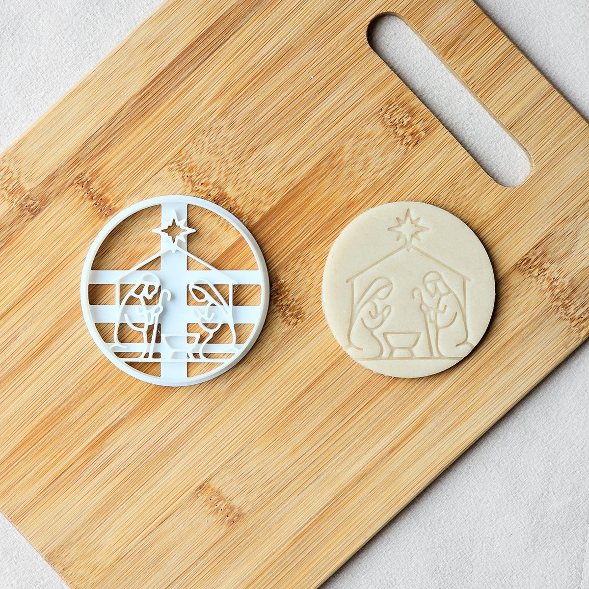 Christmas Nativity Cookie Cutter: Fondant Cutter, Clay Cutters