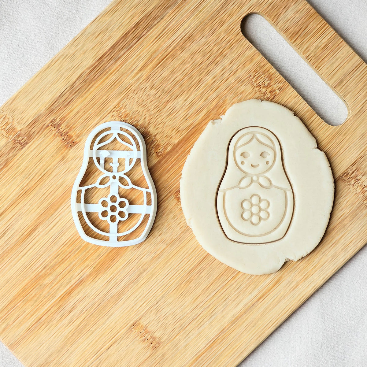 Matryoshka Doll Cookie Cutter: Nesting Doll, Folk Art, Baking & Clay Tools