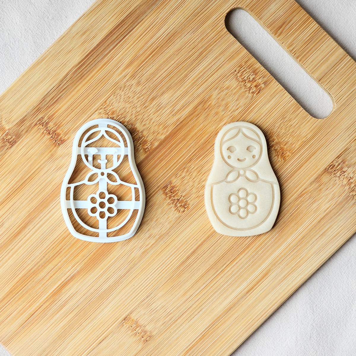 Matryoshka Doll Cookie Cutter: Nesting Doll, Folk Art, Baking & Clay Tools
