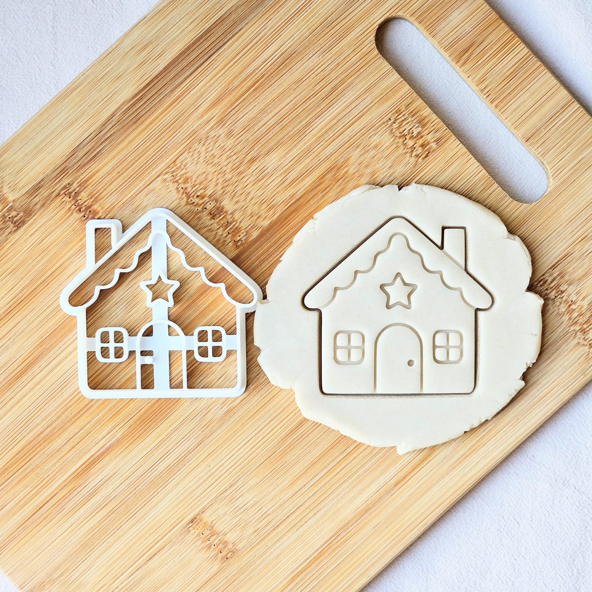 Gingerbread House Cookie Cutter: Christmas Baking, Fondant & Clay Cutters