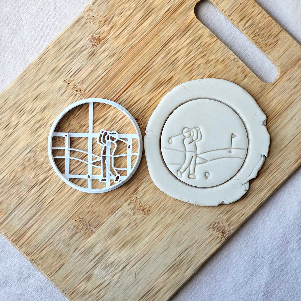 Golfer Cookie Cutter: Golfer Gifts, 3D Printed