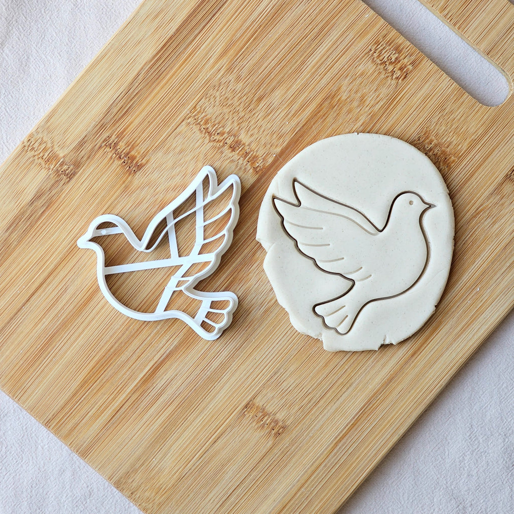 Dove Cookie Cutter: Peace Bird, Fondant Cutter, Clay Cutters