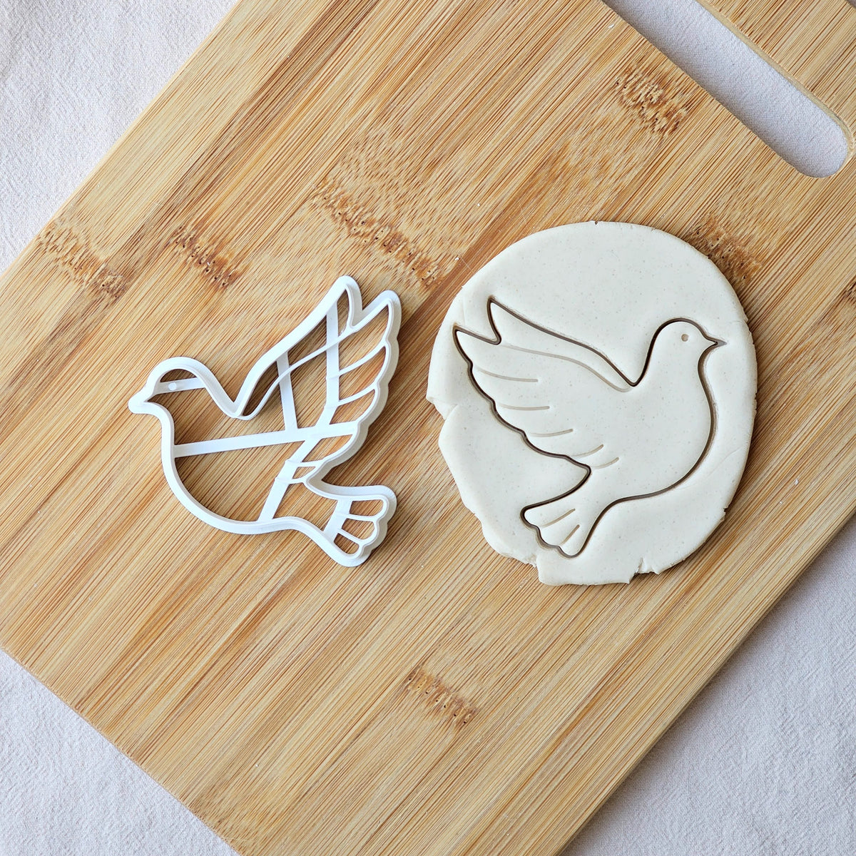 Dove Cookie Cutter: Peace Bird, Fondant Cutter, Clay Cutters