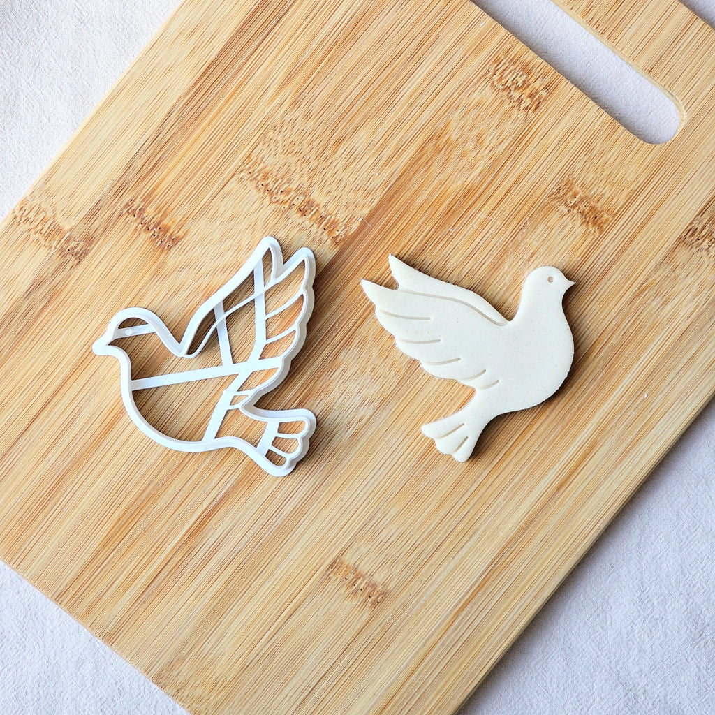 Dove Cookie Cutter: Peace Bird, Fondant Cutter, Clay Cutters
