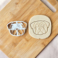 Pug Face Cookie Cutter: Dog Breed, Pug Lover, Fondant Biscuits & Clay Cutters