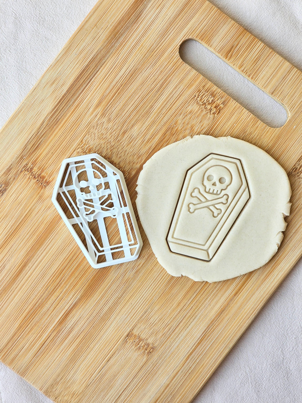 Coffin Cookie Cutter: Spooky Halloween, Fondant & Clay Cutters