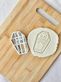 Coffin Cookie Cutter: Spooky Halloween, Fondant & Clay Cutters