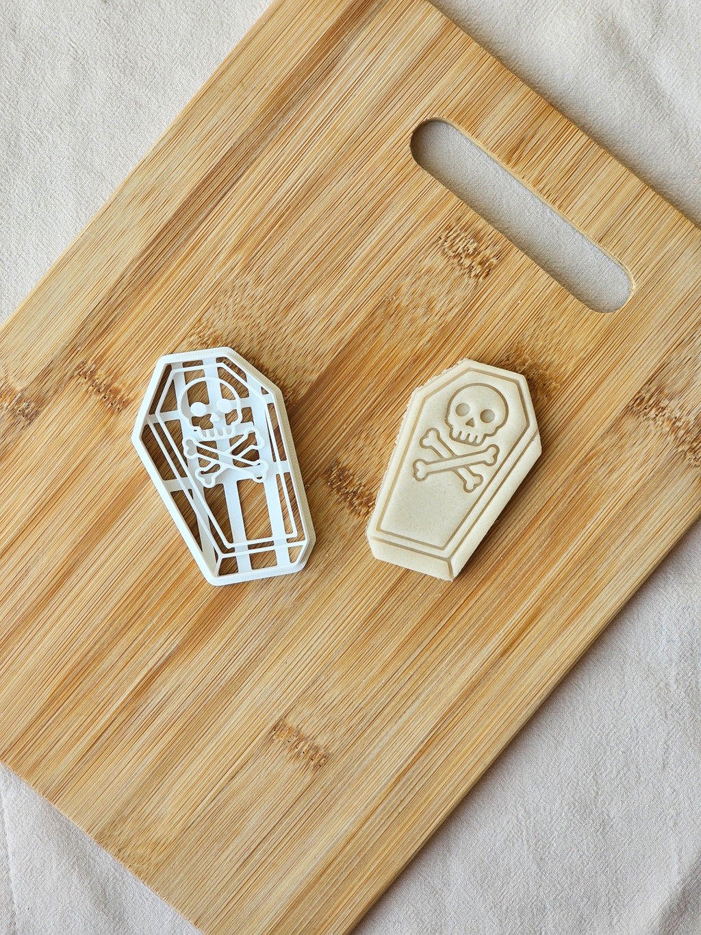 Coffin Cookie Cutter: Spooky Halloween, Fondant & Clay Cutters