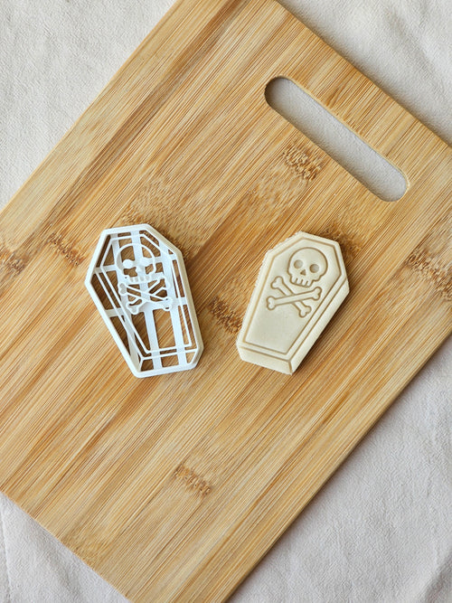 Coffin Cookie Cutter: Spooky Halloween, Fondant & Clay Cutters