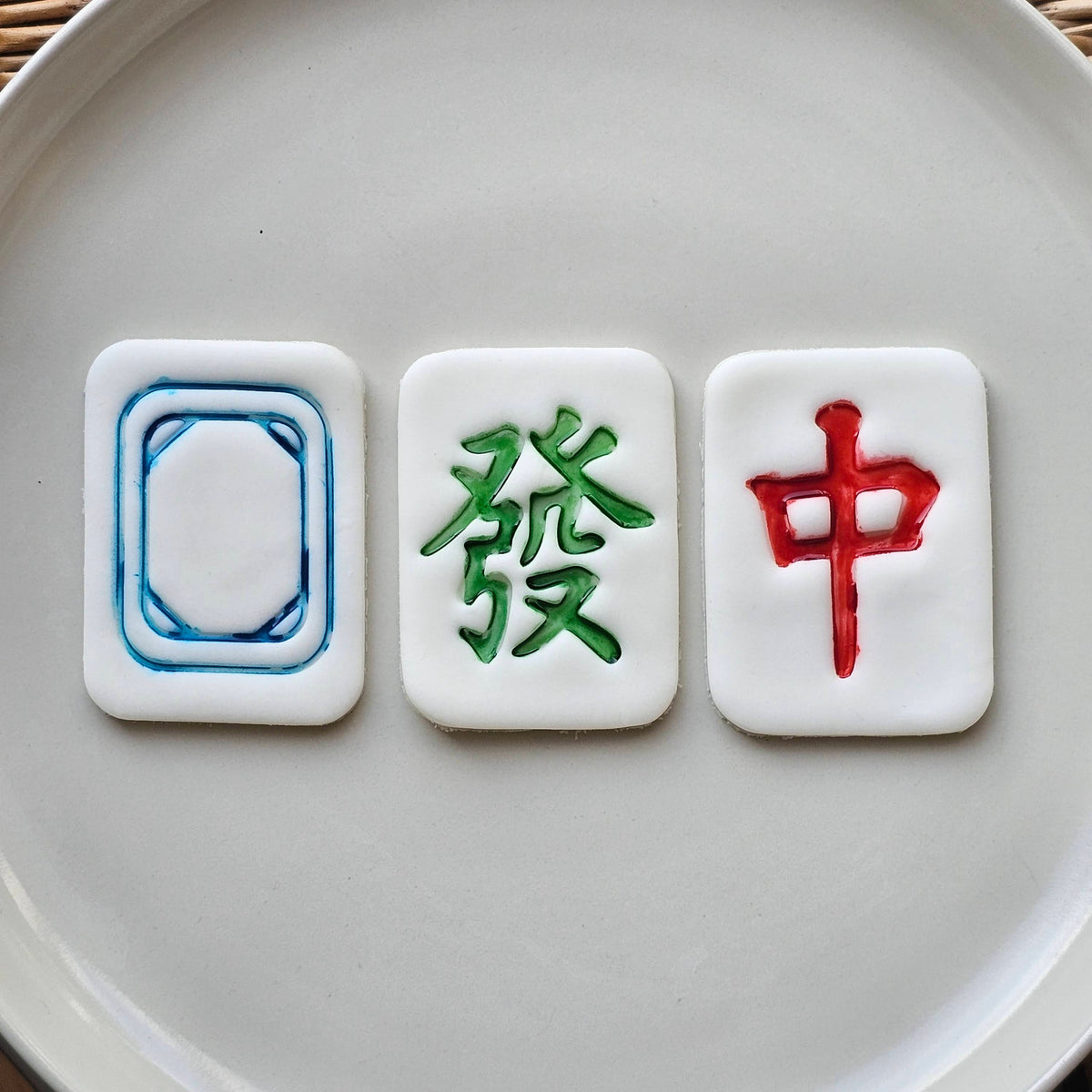 Mahjong Cookie Cutters: Available in 3 Sizes, Mah Jong Set, Lunar New Year Baking