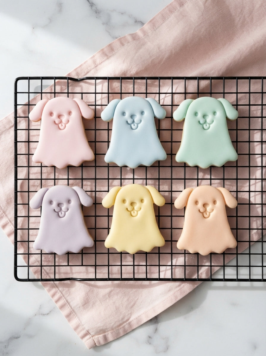 Dog Ghost Cookie Cutter: Halloween Baking, Fondant Cutter & Clay Cutter