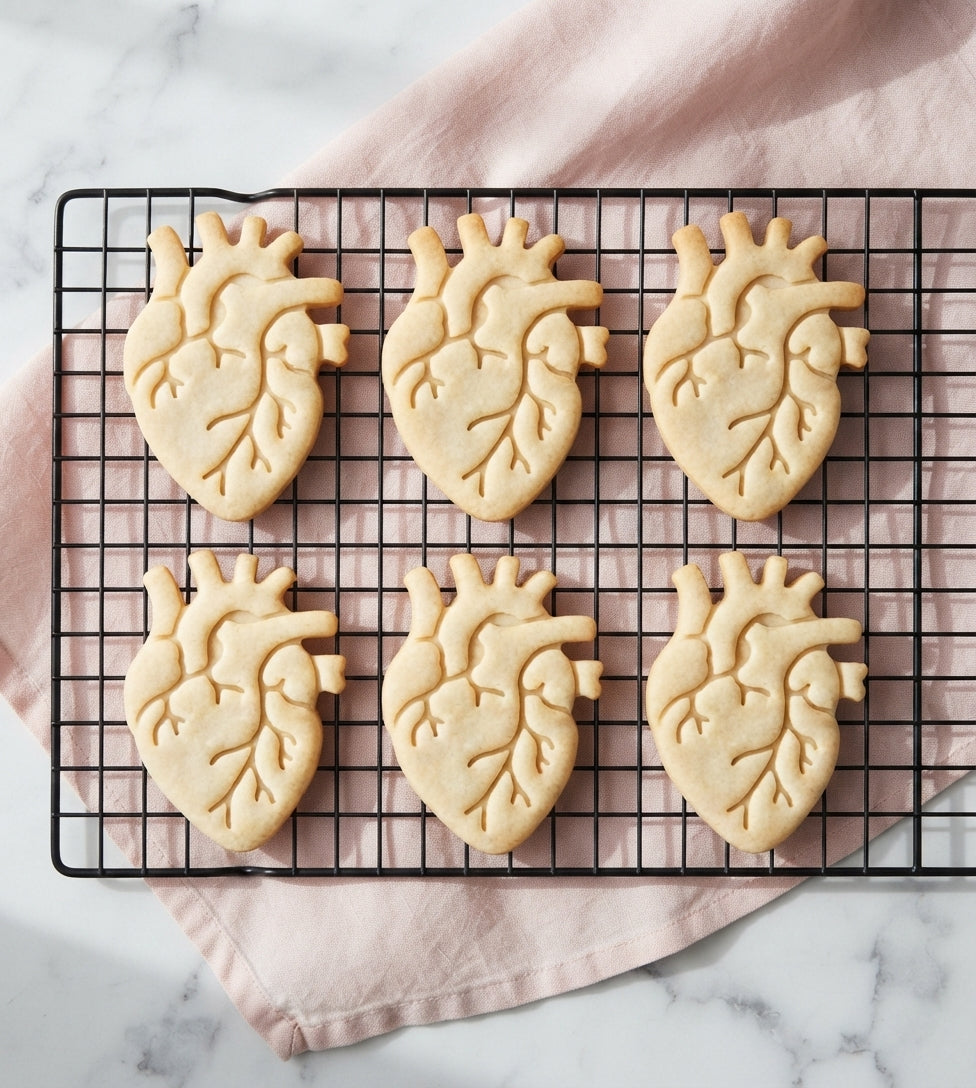 Anatomical Heart Cookie Cutter: Baking, Fondant & Clay Cutters