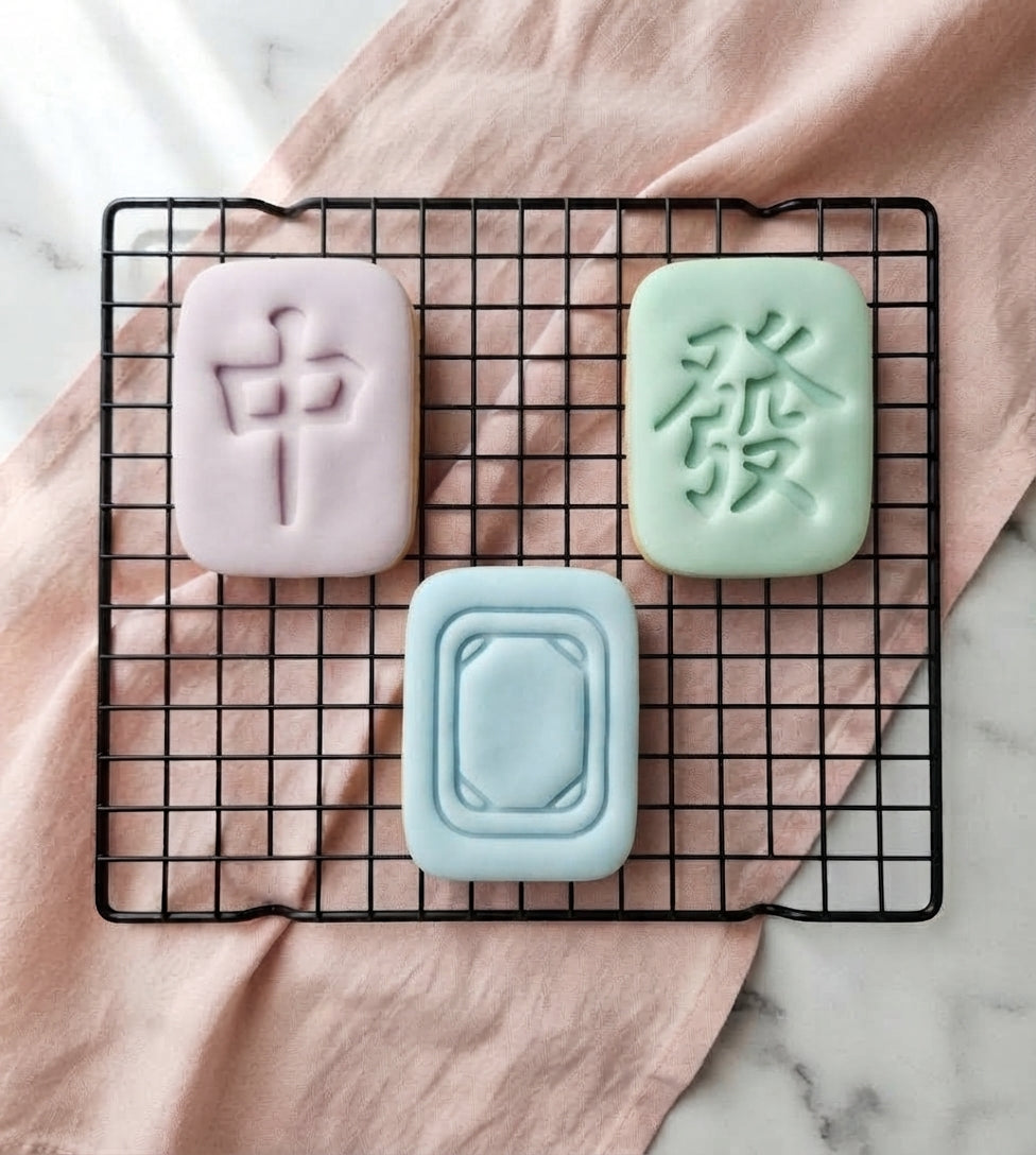 Mahjong Cookie Cutters: Available in 3 Sizes, Mah Jong Set, Lunar New Year Baking