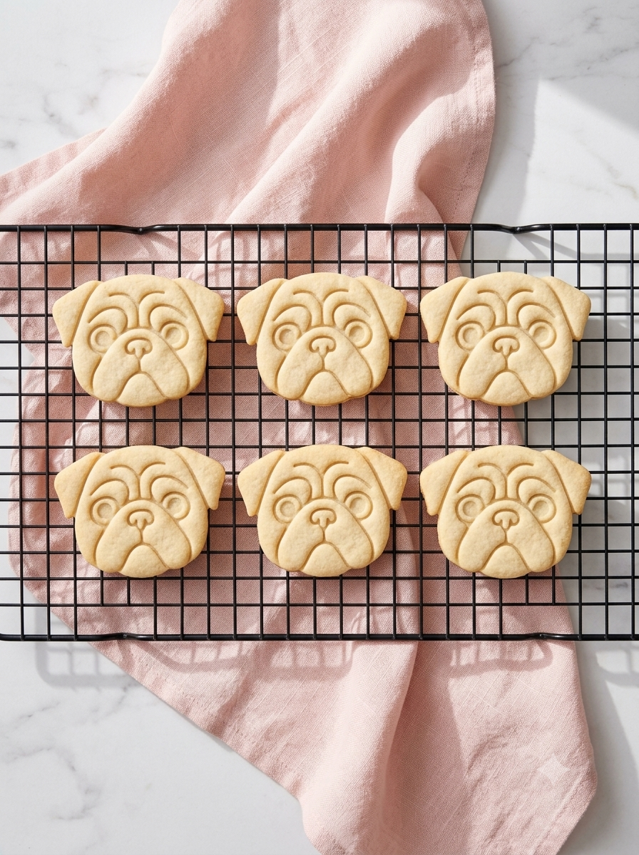 Pug Face Cookie Cutter: Dog Breed, Pug Lover, Fondant Biscuits & Clay Cutters