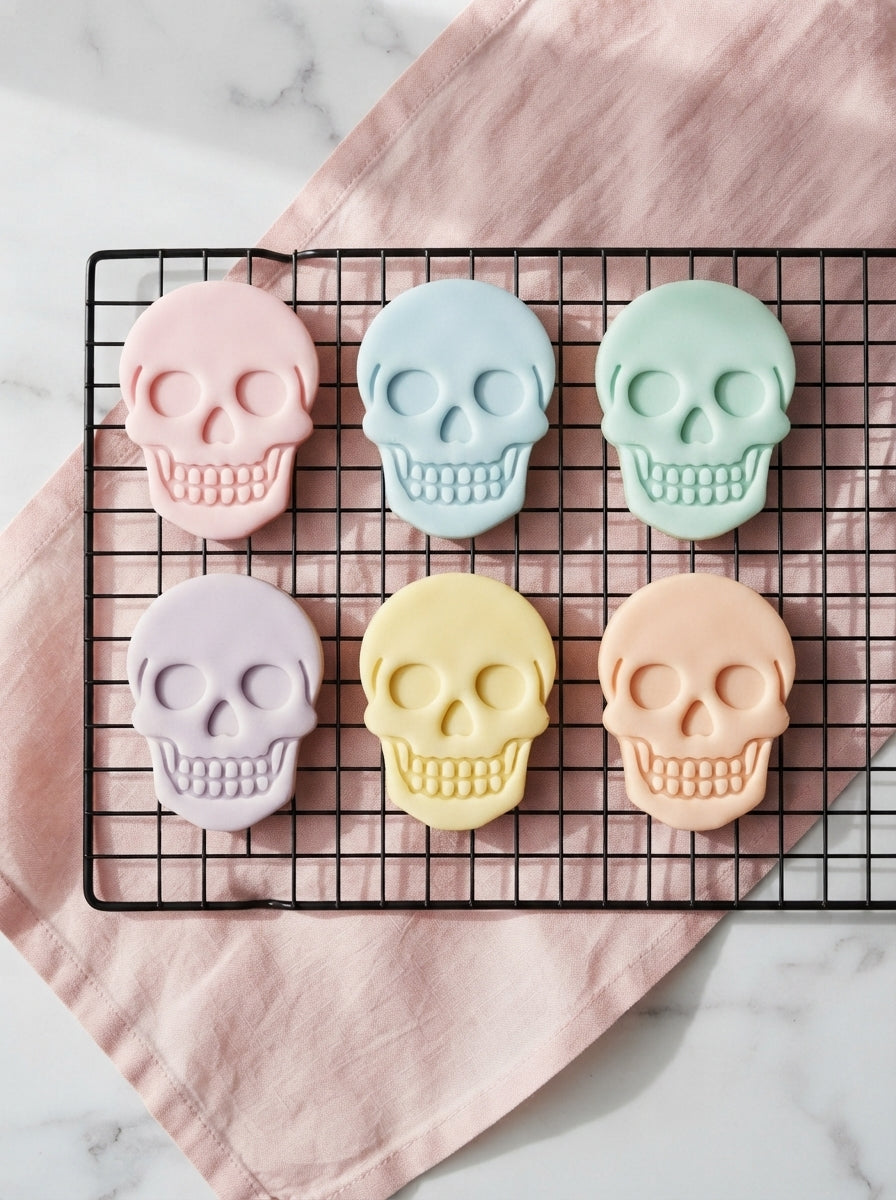 Halloween Skull Cookie Cutter: Baking, Fondant & Clay Cutters