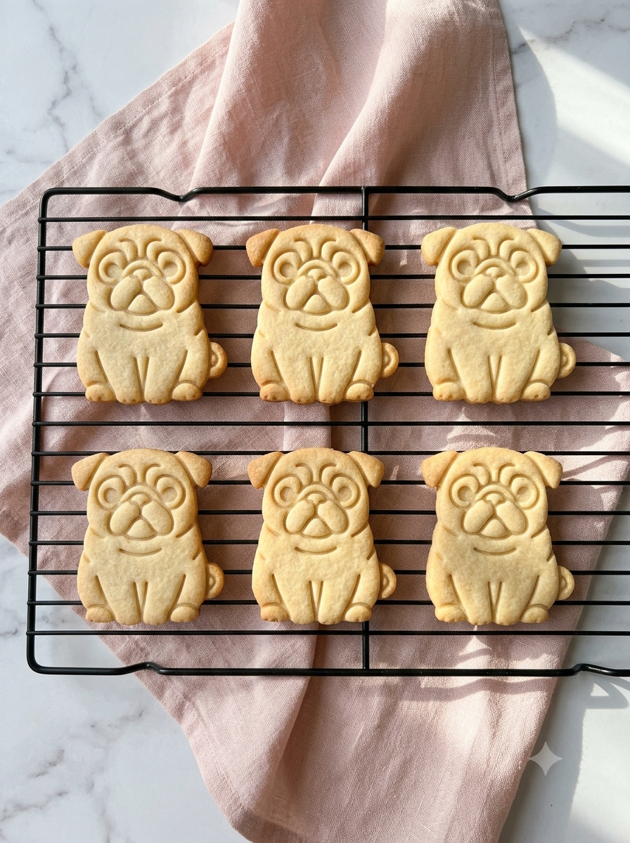 Pug Cookie Cutter: Dog Breed, Pug Lover, Fondant Biscuits & Clay Cutters