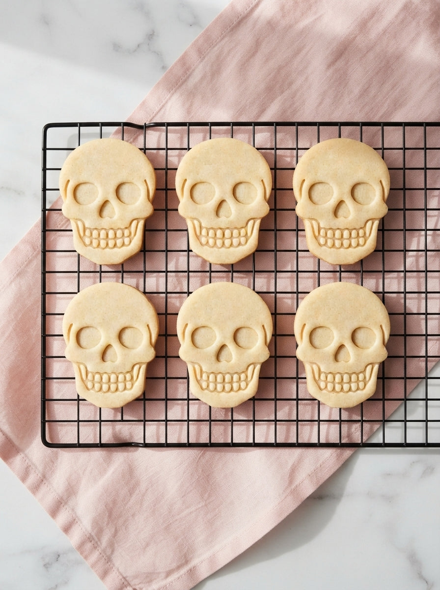 Halloween Skull Cookie Cutter: Baking, Fondant & Clay Cutters