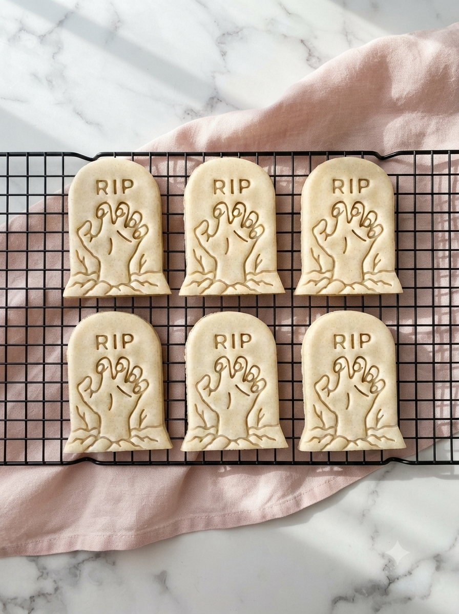 Tombstone Cookie Cutter: Halloween Baking, Fondant & Clay Cutters