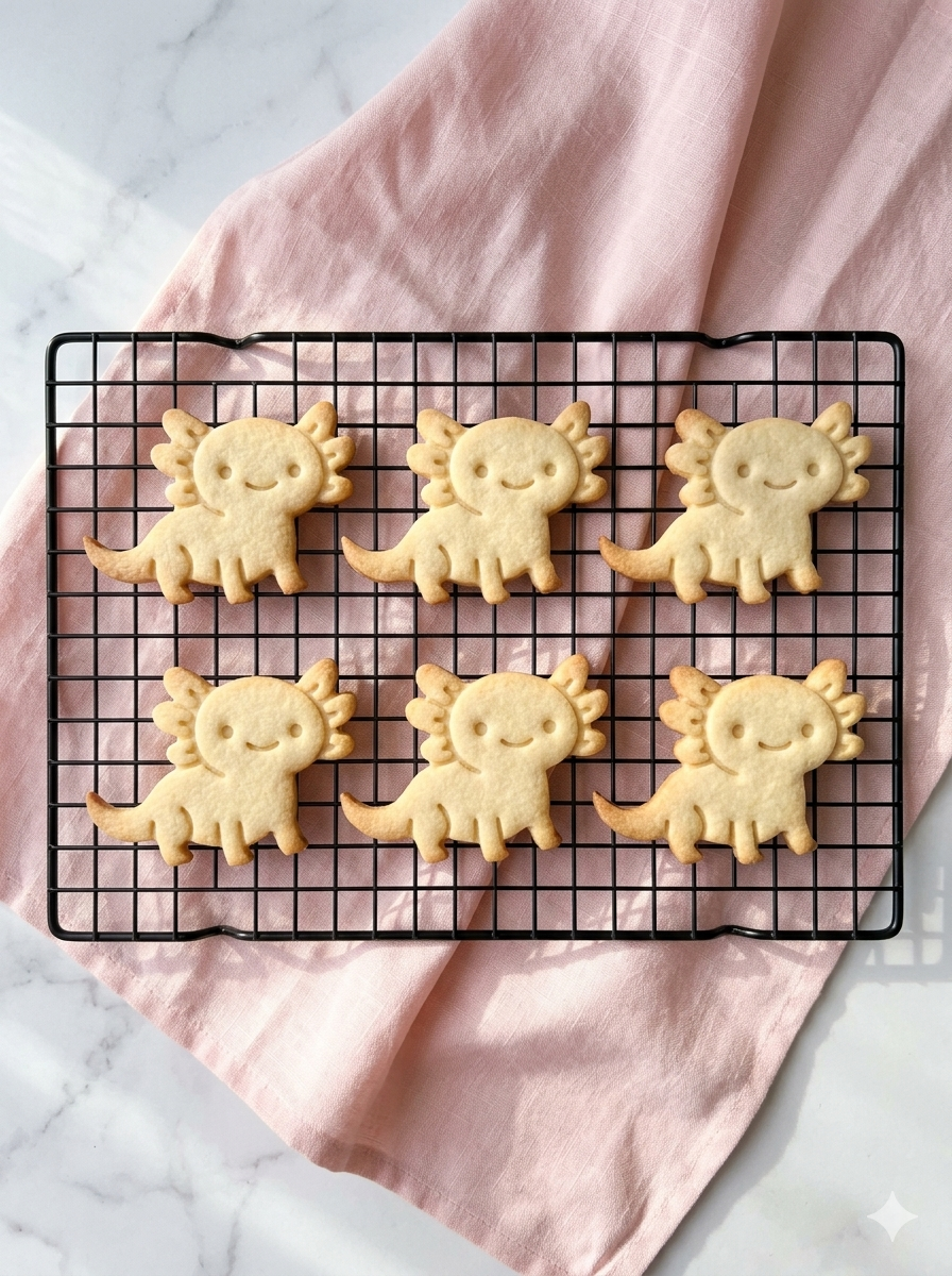 Axolotl Cookie Cutter: Amphibian Fondant & Clay Cutters